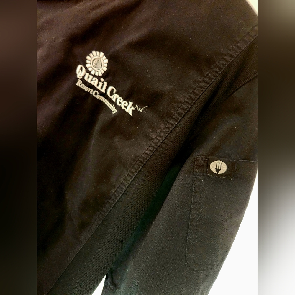 Chef Coat Qual Creek Black L - Picture 5 of 9